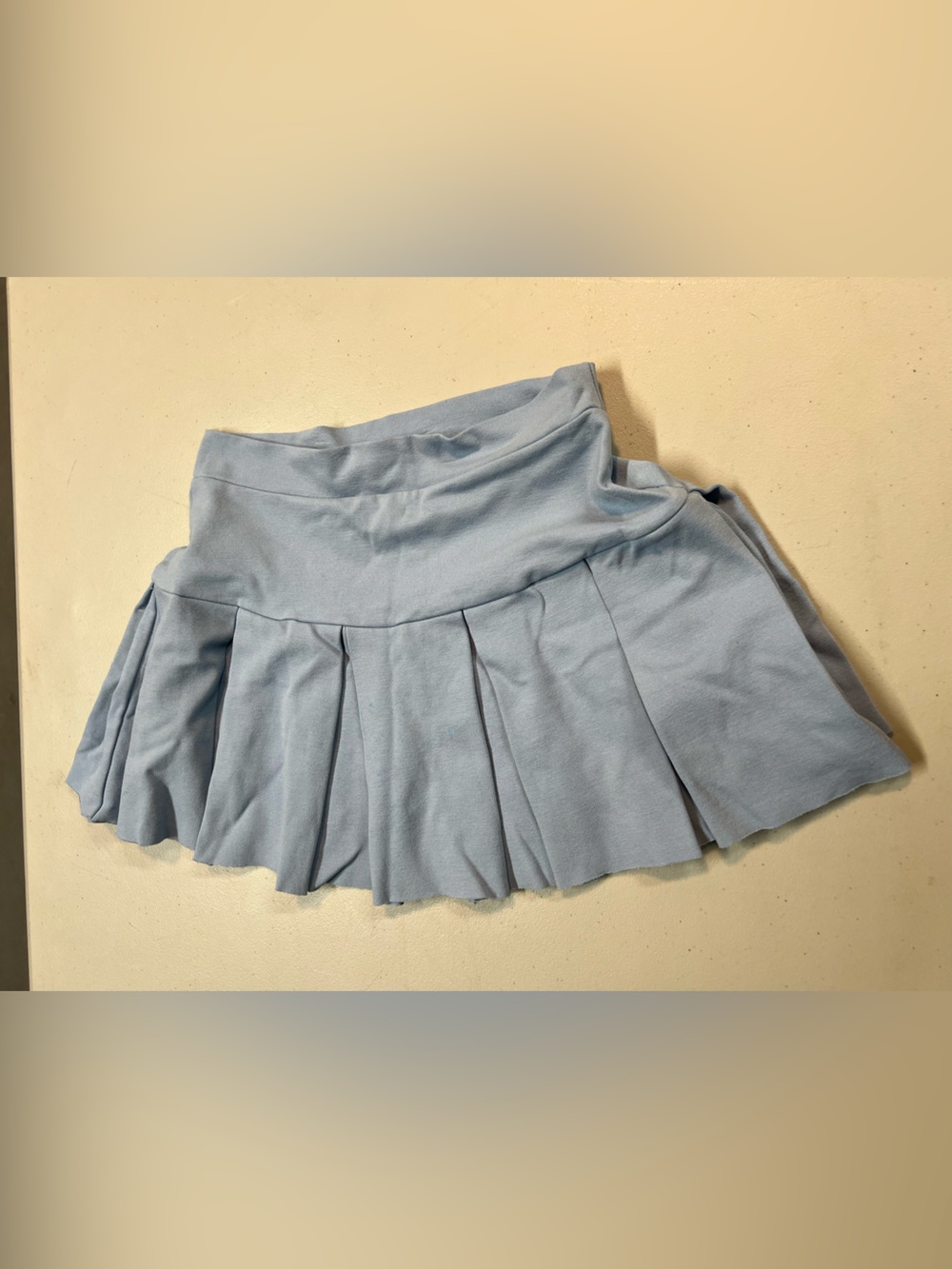Blue Blush Los Angeles Women’s Small Blue Pleated Mini Skirt